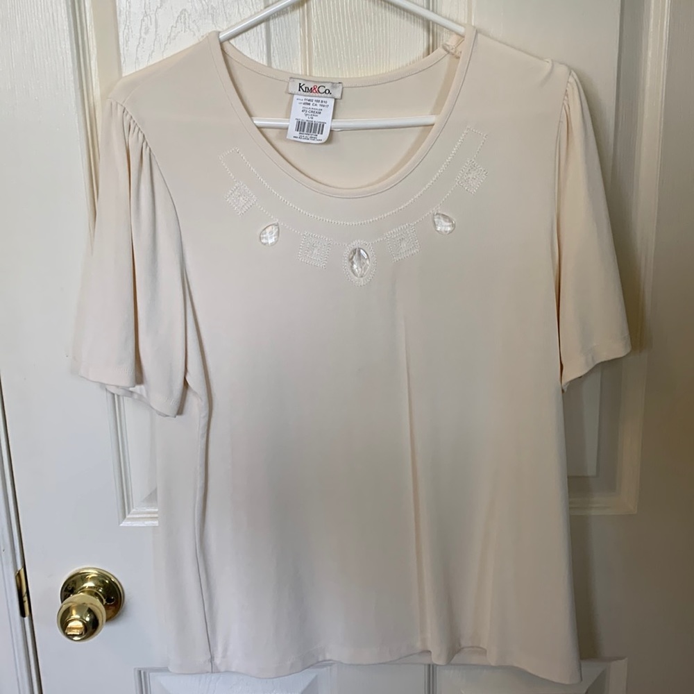 Knit top by Kim & Co